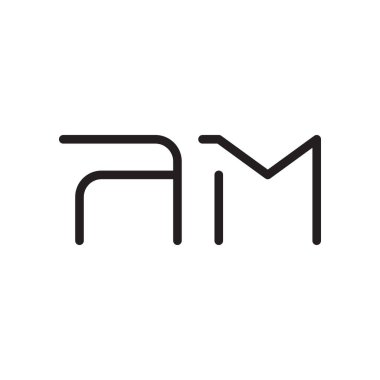 ilk harf vektör logo simgesiyim