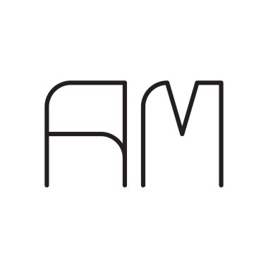 ilk harf vektör logo simgesiyim