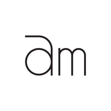 ilk harf vektör logo simgesiyim