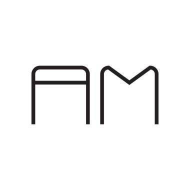 ilk harf vektör logo simgesiyim