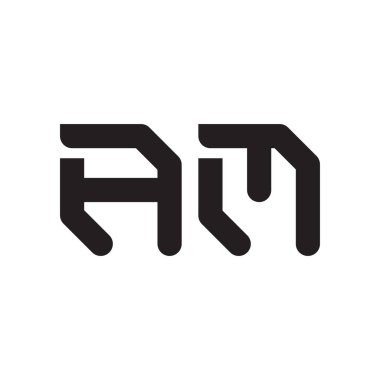 ilk harf vektör logo simgesiyim