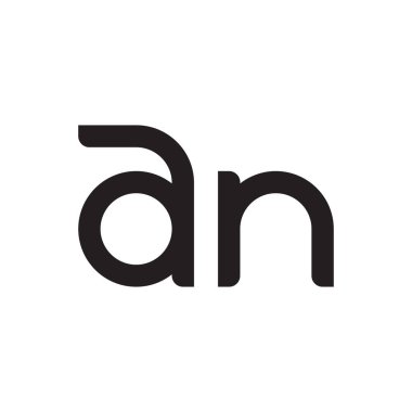 bir ilk harf vektör logo simgesi