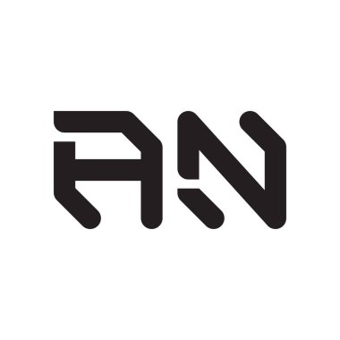 bir ilk harf vektör logo simgesi