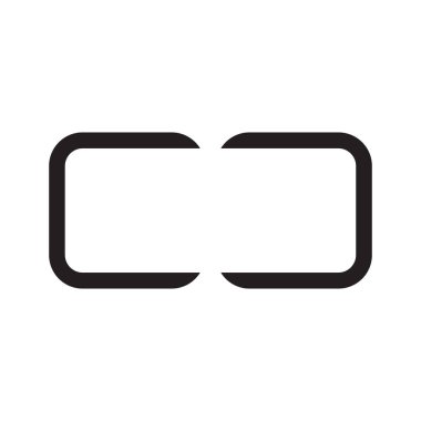 cj ilk harf vektör logo simgesi