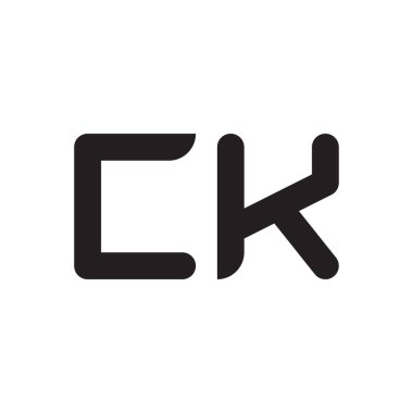 İlk harf vektör logo simgesini tıklayın