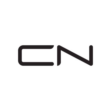 cn ilk harf vektör logo simgesi