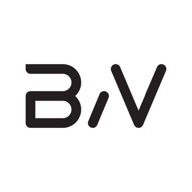 bn ilk harf vektör logosu simgesi