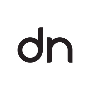 dn ilk harf vektör logo simgesi