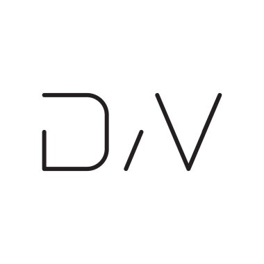 dn ilk harf vektör logo simgesi