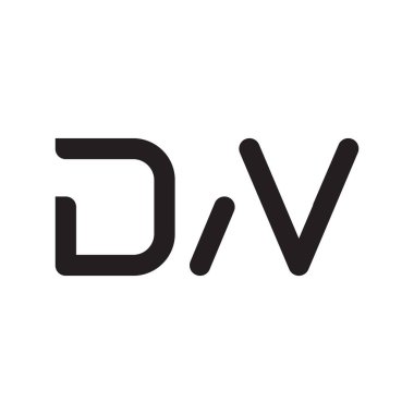 dn ilk harf vektör logo simgesi