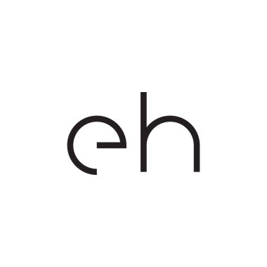 ilk harf vektör logosu simgesi