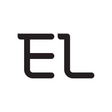 İlk harf vektör logosu simgesi