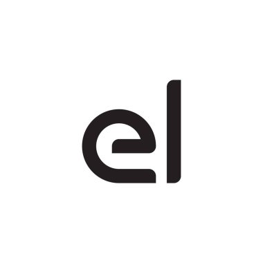İlk harf vektör logosu simgesi