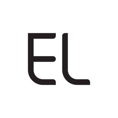 İlk harf vektör logosu simgesi