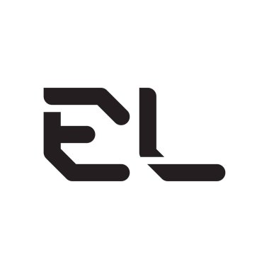 İlk harf vektör logosu simgesi