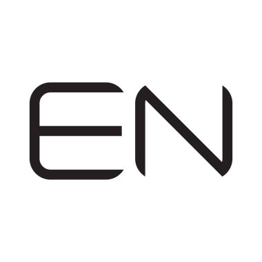 ilk harf vektör logo simgesi