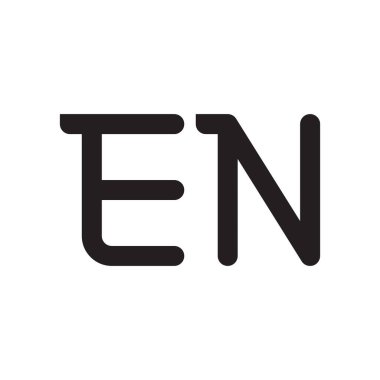 ilk harf vektör logo simgesi