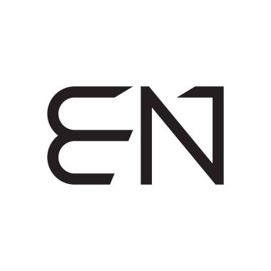 ilk harf vektör logo simgesi