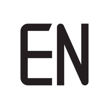 ilk harf vektör logo simgesi