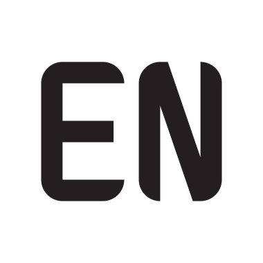 ilk harf vektör logo simgesi