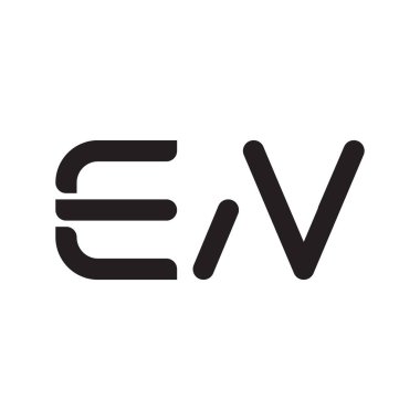 ilk harf vektör logo simgesi