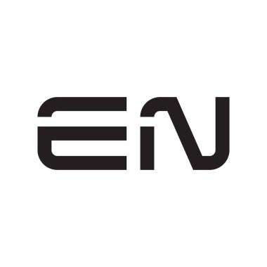 ilk harf vektör logo simgesi