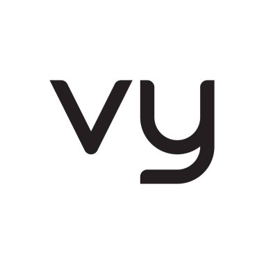 vy ilk harf vektör logosu simgesi