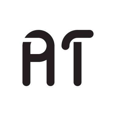 ilk harf vektör logo simgesinde