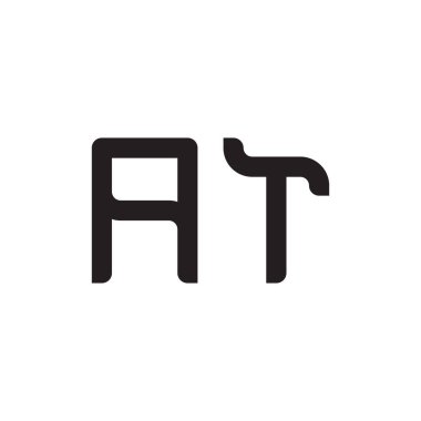 ilk harf vektör logo simgesinde