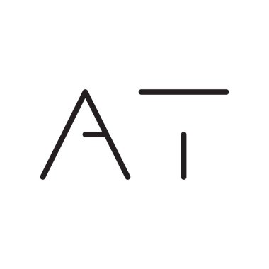 ilk harf vektör logo simgesinde