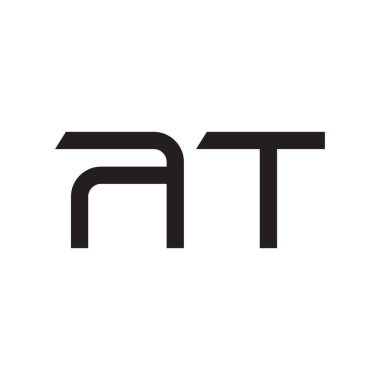 ilk harf vektör logo simgesinde