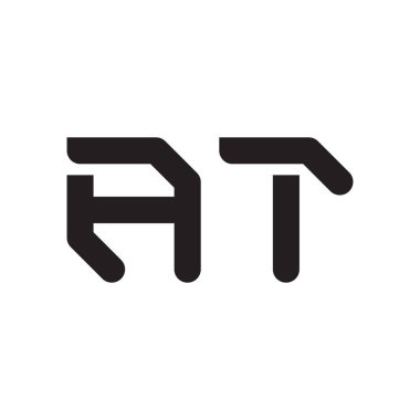 ilk harf vektör logo simgesinde