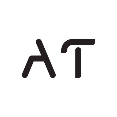 ilk harf vektör logo simgesinde