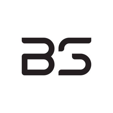 b ilk harf vektör logo simgesi