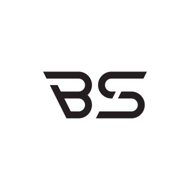 b ilk harf vektör logo simgesi