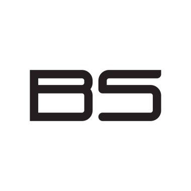 b ilk harf vektör logo simgesi