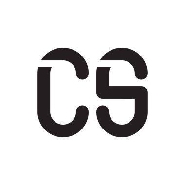 c ilk harf vektör logo simgesi