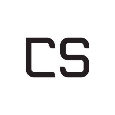 c ilk harf vektör logo simgesi