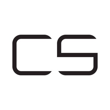 c ilk harf vektör logo simgesi