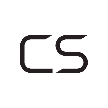 c ilk harf vektör logo simgesi