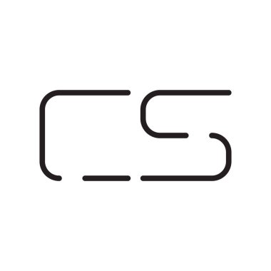 c ilk harf vektör logo simgesi