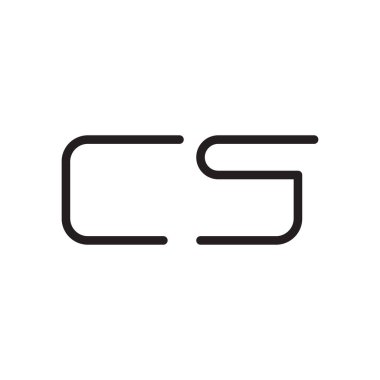 c ilk harf vektör logo simgesi