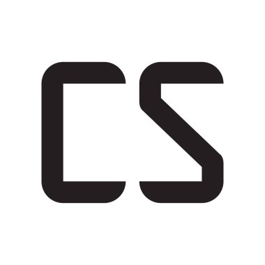 c ilk harf vektör logo simgesi