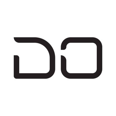 ilk harf vektör logo simgesini yap