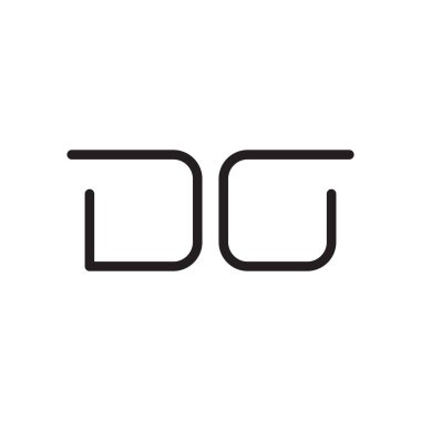 ilk harf vektör logo simgesini yap