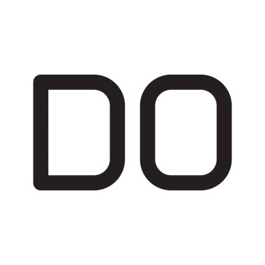 ilk harf vektör logo simgesini yap