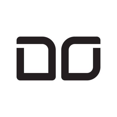 ilk harf vektör logo simgesini yap