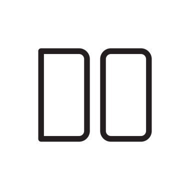 ilk harf vektör logo simgesini yap