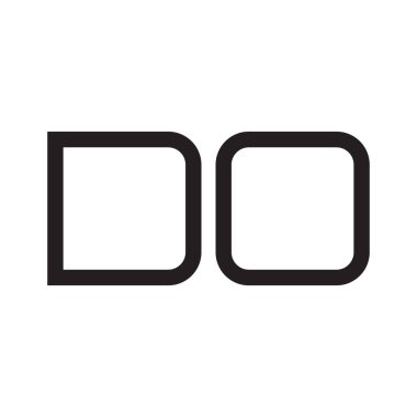 ilk harf vektör logo simgesini yap