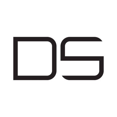 İlk harf vektör logosunu simgeler